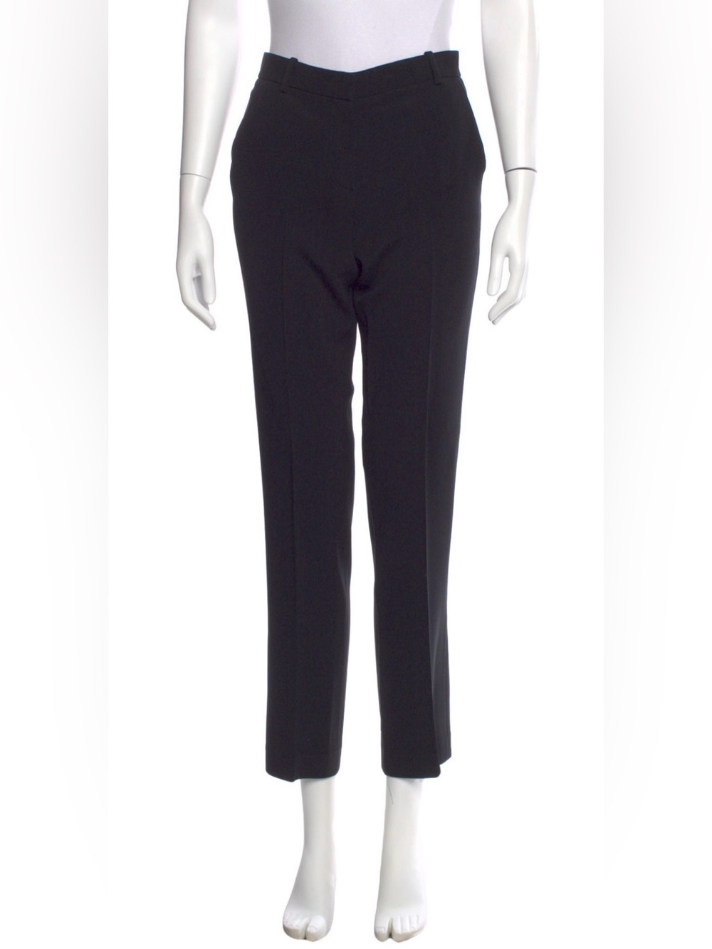 The Row women’s black straight leg trousers size 2